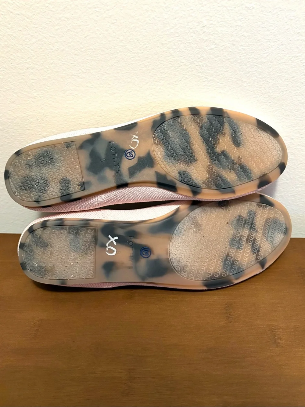 Rothy’s Blush Pink Round Toe Daily Flat (size 8)